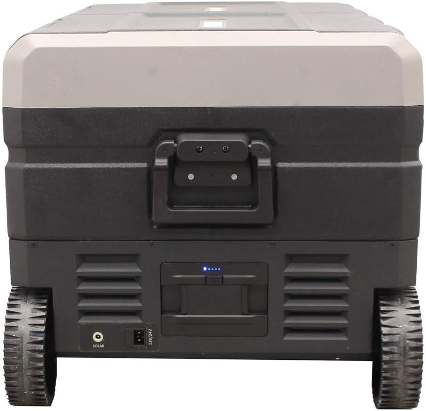 Massimo Motor E-Kooler AC/DC Travel Cooler Fridge for Vehicle RV Boat Fishing Camping, Iceless Electric, Portable Freezer Fridge APP Control (95 Liter) (Batteries Sold Separately)