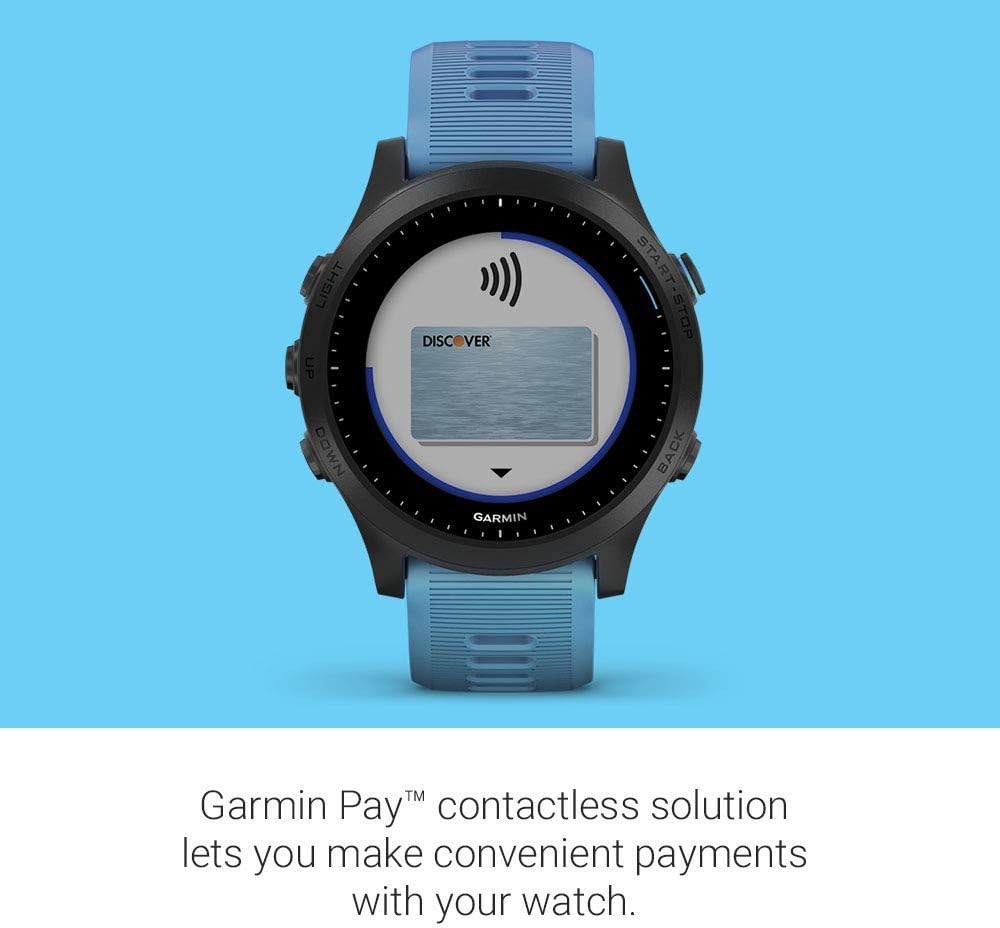 Garmin Forerunner 945 Bundle, Premium GPS Running/Triathlon Smartwatch with Music, Blue (Renewed)