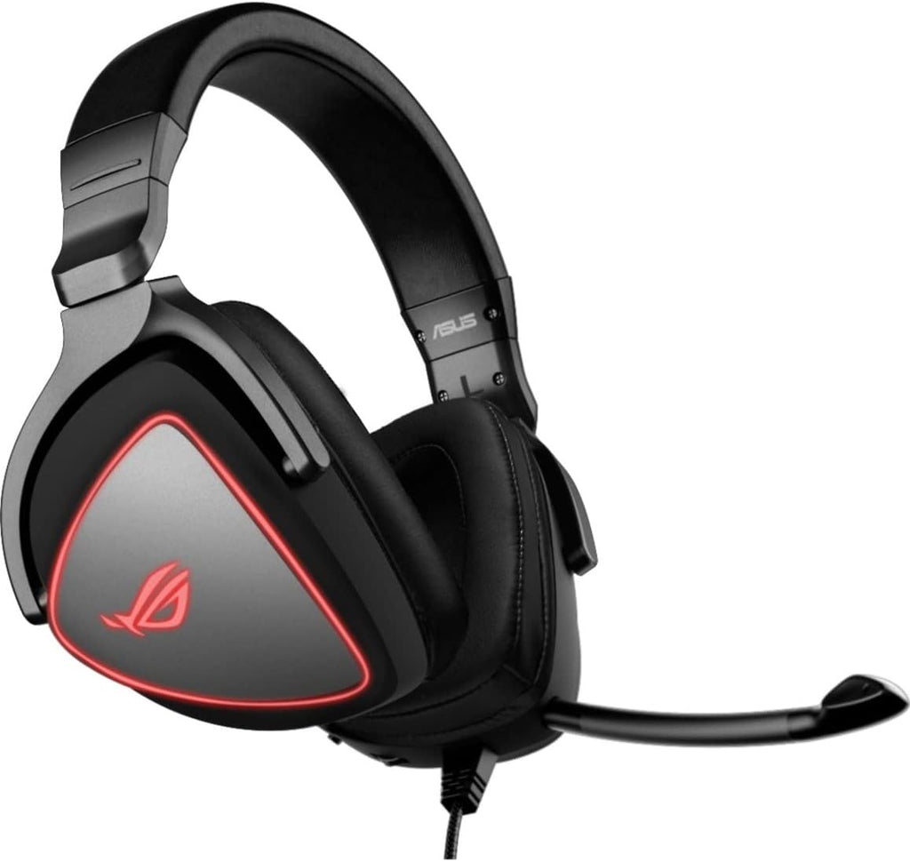 ASUS ROG Delta Origin Gaming Headset | Discord Certified Microphone, USB-C, Customizable LED Lighting, Compatible with Laptop, Nintendo Switch, Gaming Consoles, Smartphones and Smart Devices