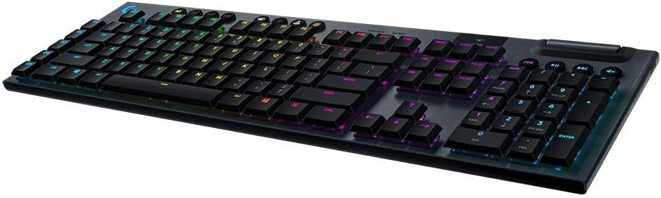 Logitech G915 Wireless Mechanical Gaming Keyboard -Tactile, Black (Renewed)