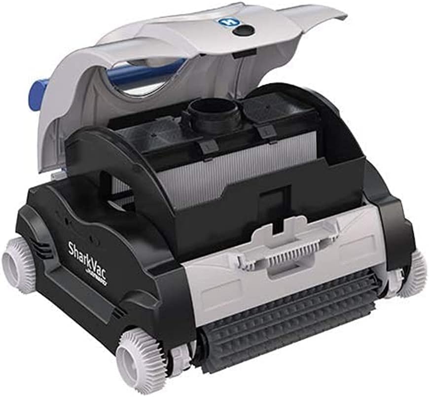 Hayward W3RC9742CUBY SharkVac Robotic Pool Cleaner with Caddy Cart (Automatic Pool Vacuum)