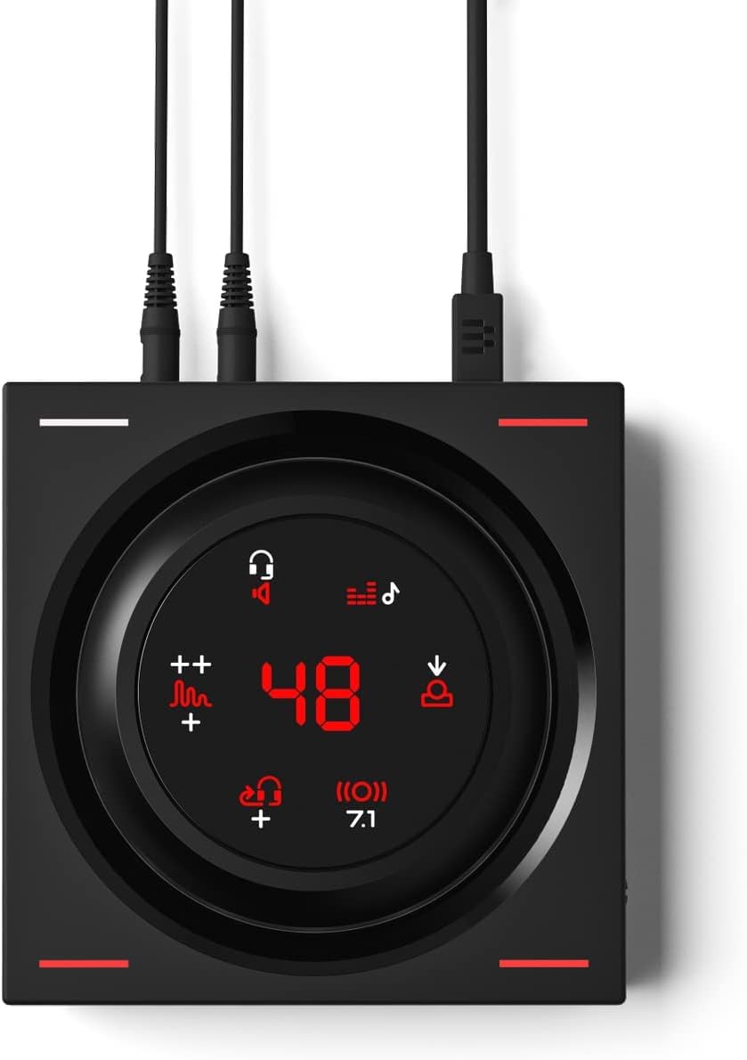 EPOS GSX 1000 2nd Edition Dac Amp Audio Amplifier/External USB Sound Card with 7.1 Surround Sound, Side Tone, Gaming DAC and EQ, Headphone Amp Compatible with Windows, Mac, Laptops and Desktops