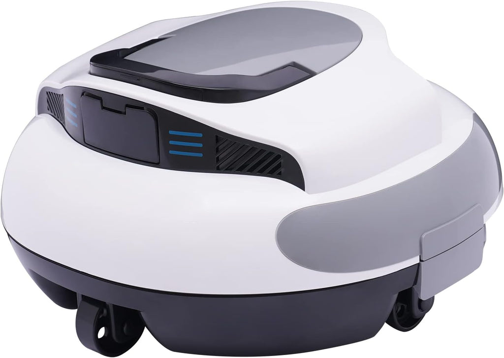 Automatic Cordless Pool Vacuum, Dual-Drive Smart Robotic Pool Cleaner for Inground & Above Ground Pools up to 807Sq.Ft, Self-Parking, IPX8 Waterproof, Strong Suction, Lasts 75Mins