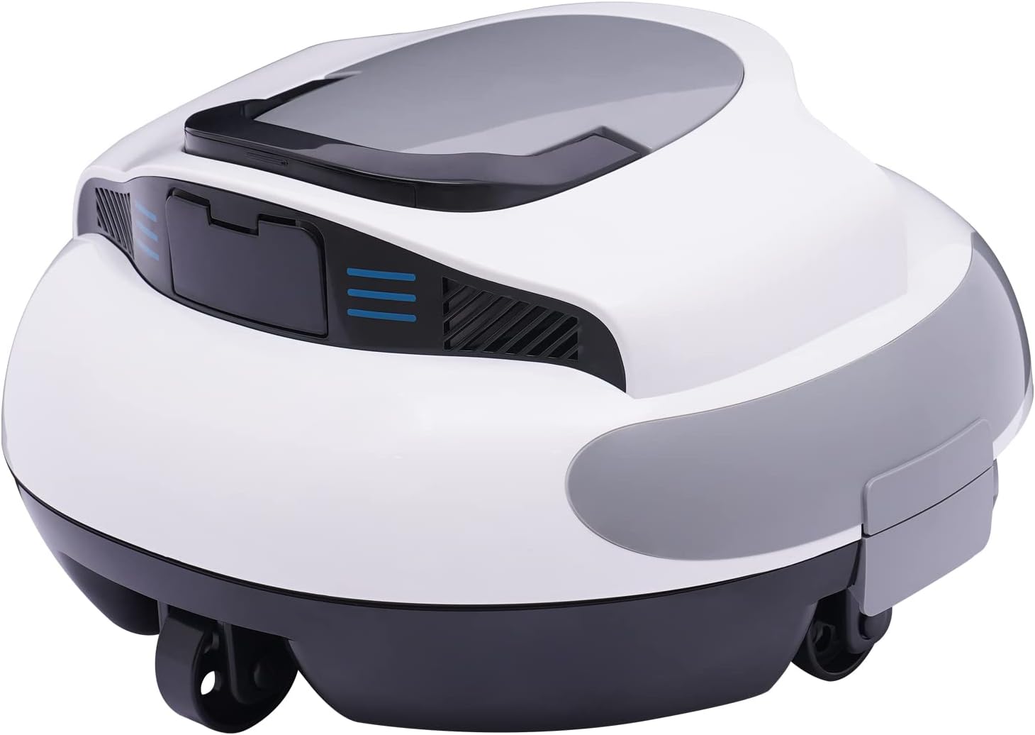 Automatic Cordless Pool Vacuum, Dual-Drive Smart Robotic Pool Cleaner for Inground & Above Ground Pools up to 807Sq.Ft, Self-Parking, IPX8 Waterproof, Strong Suction, Lasts 75Mins