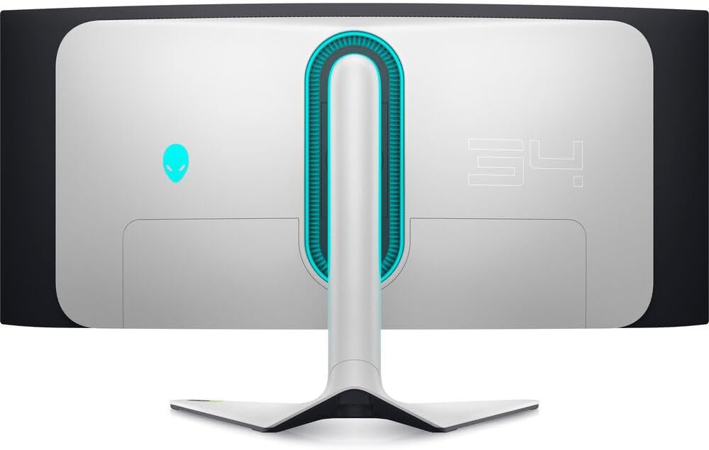 Dell Alienware AW3423DW 34.2″ QD-OLED 1440p HDR 175Hz Curved Gaming Monitor (Lunar Light) | G-SYNC Ultimate UltraWide Display + DisplayPort Cable + Headphone Extender + HDMI Cable + Cleaning Kit