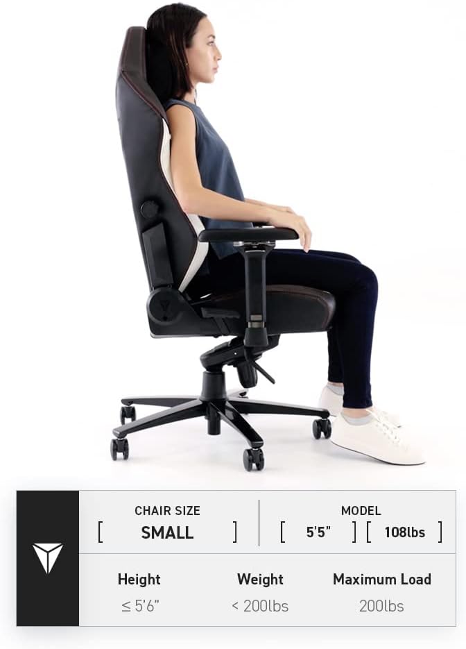 Secretlab Titan Evo Stealth Gaming Chair - Reclining - Ergonomic & Comfortable Computer Chair with 4D Armrests - Magnetic Head Pillow & 4-Way Lumbar Support - Small - Black - Leatherette