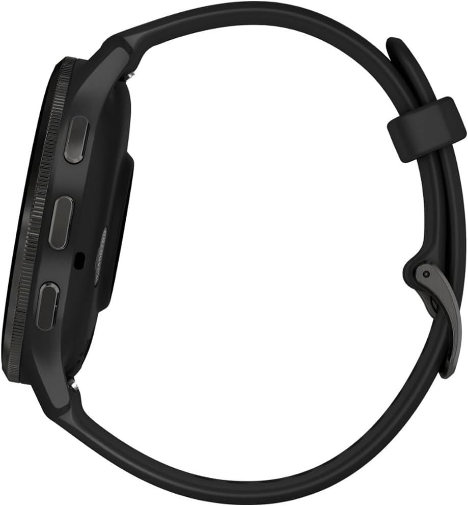Garmin Venu 3 Health and Fitness GPS Smartwatch Steel Bezel w/Black Case (45mm) Bundle with 2 Year Protectio Pack + Deco Essentials Silicone Dust Cover - 3 Pack + 1.4 Inch Screen Protector