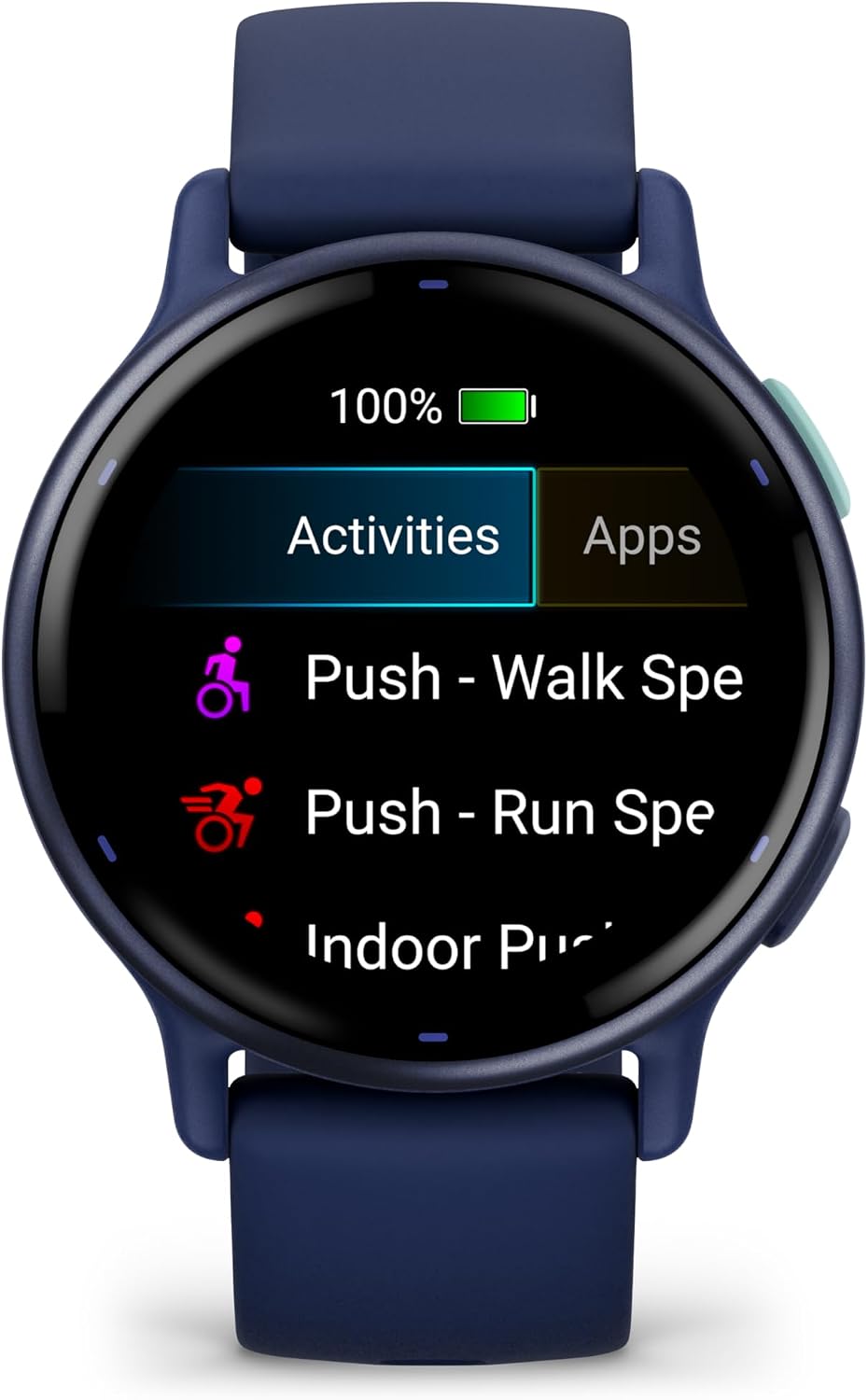 Garmin Vivoactive 5, Health and Fitness GPS Smartwatch for Men and Women, Metallic Navy Bezel w/Navy Case and Silicone Band, 1.2' AMOLED Touchscreen Display, 11 Days Battery Life (Bundle)