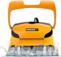 Dolphin Wave 80 Automatic Robotic Pool Vacuum Cleaner Includes Remote Control and Caddy, Waterline Scrubber Brush, Ideal for Commercial Pools up to 68 FT in Length