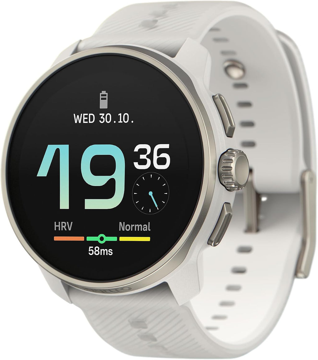 SUUNTO Race S GPS Sports Watch, 1.32' AMOLED Touchscreen w/Crown, 13 Days Battery Life, Training & Sleep Health Tracking, Dual-GNSS, 32GB Global Offline Maps, Lightweight for Running, Powder Gray