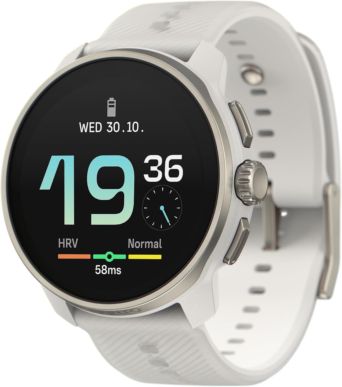 SUUNTO Race S GPS Sports Watch, 1.32' AMOLED Touchscreen w/Crown, 13 Days Battery Life, Training & Sleep Health Tracking, Dual-GNSS, 32GB Global Offline Maps, Lightweight for Running, Powder Gray
