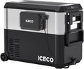ICECO JP50 Pro Portable Refrigerator with Magnetic Battery,12V Fridge Freezer with Wheels, Car Fridge Powered by SECOP, 51.7 Quart Cooler -4℉～68℉, DC 12/24V, AC 110/240V, Refrigerator for Car&Home