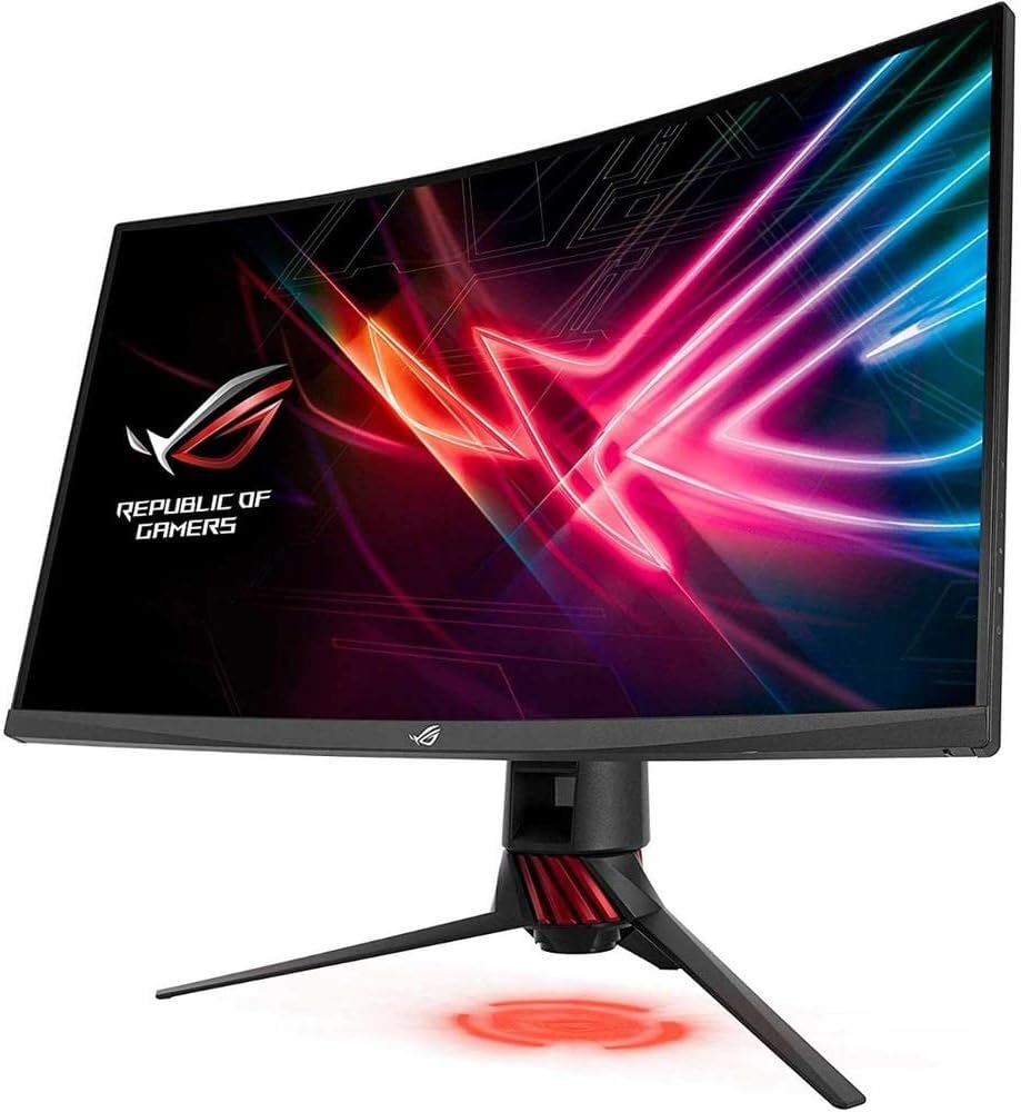 ASUS ROG Strix 31.5' 1440P Curved Gaming Monitor (XG32VQ) - QHD (2560 x 1440), 144Hz, Eye Care, FreeSync/Adaptive Sync, DisplayPort, HDMI, Black