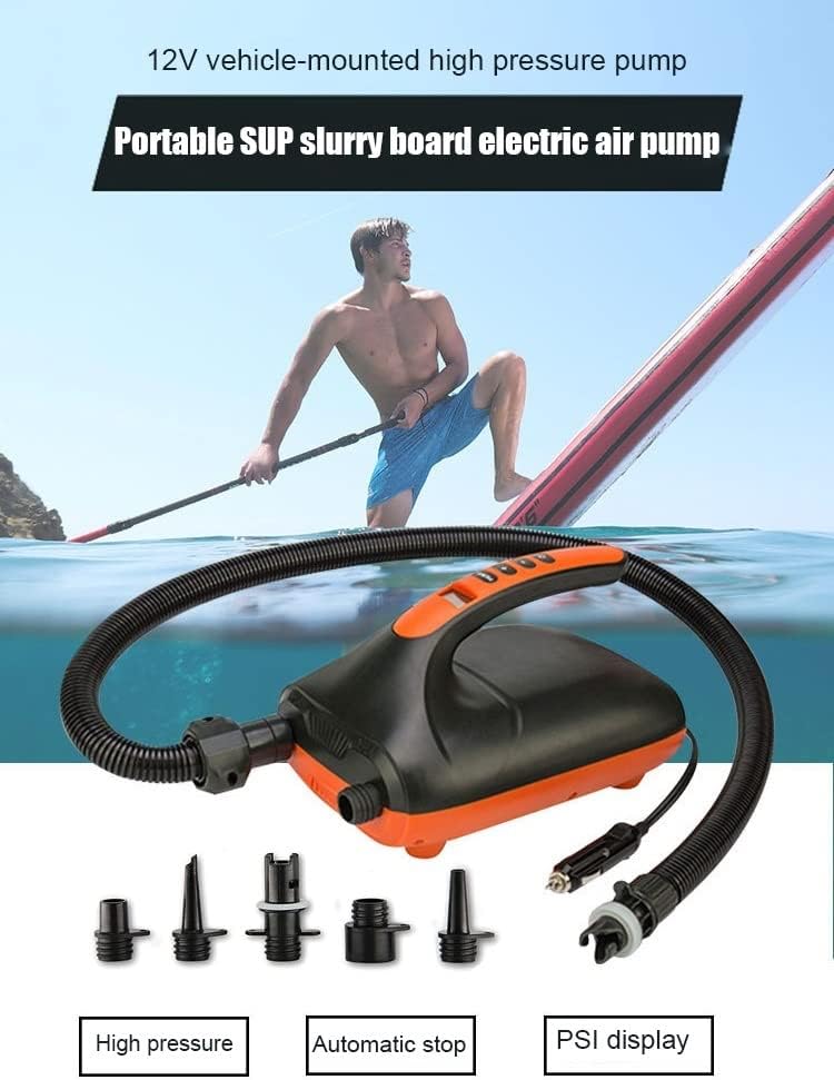 ZTBH Power Water Pumps 20PSI High Pressure Paddle Board Pump for Inflatables Boats Tent Stand Up Paddle Boards, Electric Air Pump Water Pumps & Accessories