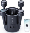 (2026 Upgrade) BUBLUE BuVortex V5 Pool Skimmer Robot,Pool Surface Skimmer Robot with App Control,5L Filter,Dual Cleaning Modes,AI Navigation,Ideal for In-Ground & Above-Ground Pools,Dark Gray
