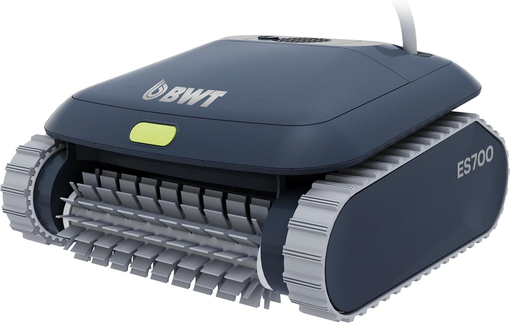 BWT ES700 Robotic Pool Cleaner for In-Ground Pools, Cleans Floor, Walls & Waterline, 2-Hour Cycle, 46ft Cable, Easy-to-Use Pool Vacuum