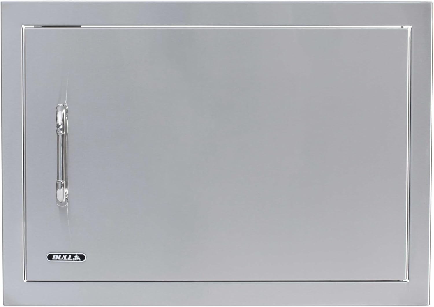 Bull Outdoor Products Premium Components for Outdoor Kitchen BBQ Island Stainless Steel Single Door with Reveal
