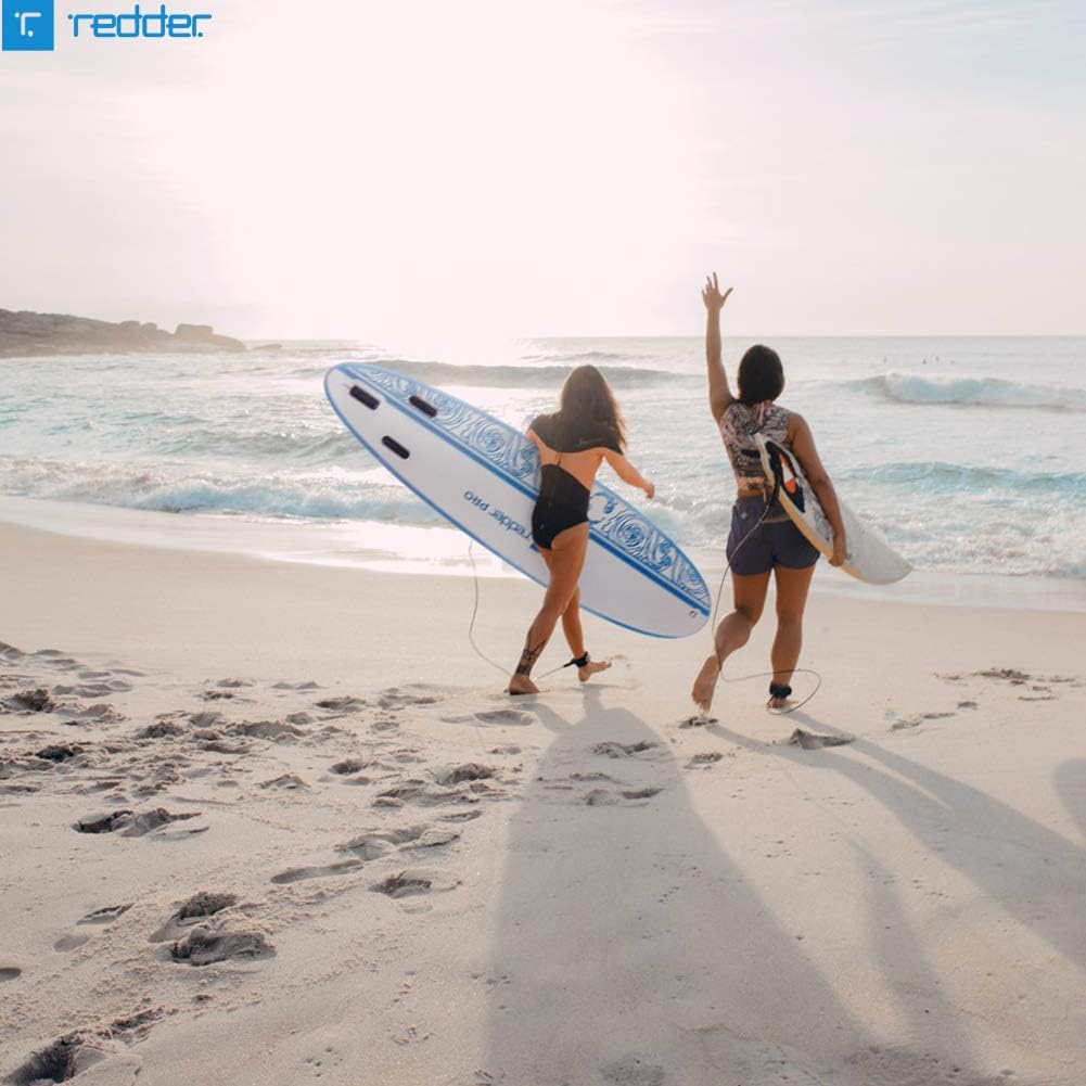 redder Stand Up Paddle Board Inflatable SUP Board for Kids and Adult Stand Up Paddling Board with Leash, Paddle, Backpack, Pump, Repair Kit, Non-Slip Deck Kayak Surfing Fishing SUP Board