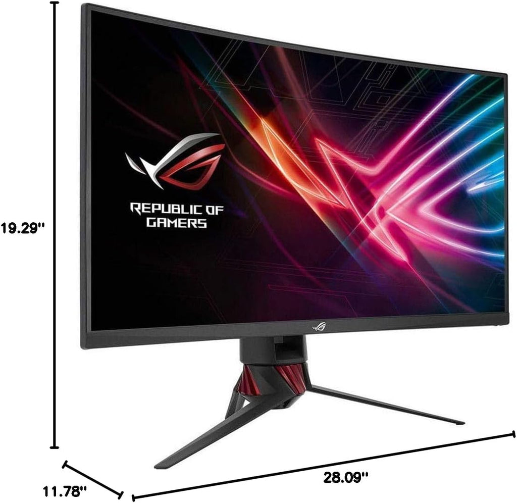 ASUS ROG Strix 31.5' 1440P Curved Gaming Monitor (XG32VQ) - QHD (2560 x 1440), 144Hz, Eye Care, FreeSync/Adaptive Sync, DisplayPort, HDMI, Black