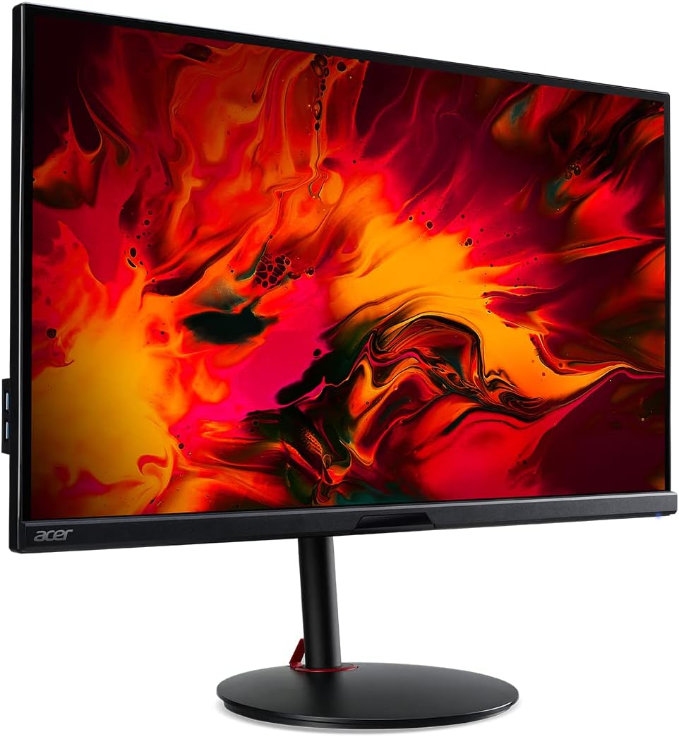 Acer Nitro XV282K KVbmiipruzx 28' UHD (3840 x 2160) Agile-Splendor IPS Gaming Monitor | AMD FreeSync Premium | 144Hz | 1ms | TUV/Eyesafe | 1 x Display Port 1.2, 2 x HDMI 2.1 & 4 x USB Ports
