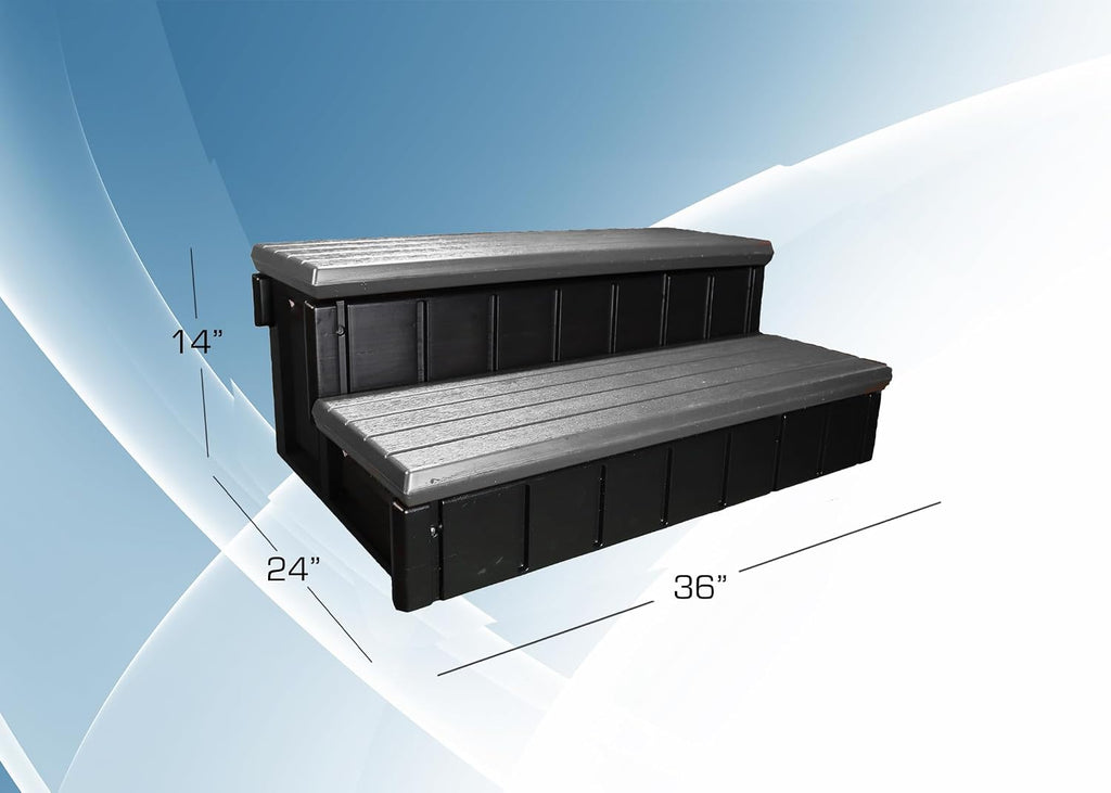 Confer Plastics Storage Step - Deep Grey