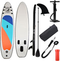 Inflatable Stand Up Paddle Board with SUP Accessories, Anti-Slip EVA Deck, 10'6'' Inflatable Paddle Boards for Adults & Youth of All Skill Levels