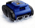 Lodoba-SAT20 Pro Cordless Robotic Pool Vacuum Cleaner with Sonar Navigation & Track Drive, Wall and Waterline Climbing, 150-Min Runtime, for Inground & Above-Ground Pools up to 2150 Sq. Ft.
