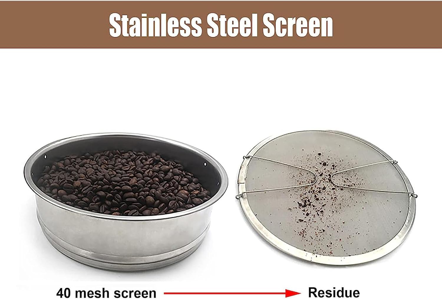 1.1LB Coffee Bean Cooler Electric Roasting Cooling Machine Rotating Coffee Bean Cooling Plate With Stainless Steel Two-layer Filter Screen For Homecafe Roasting Cooling 110V