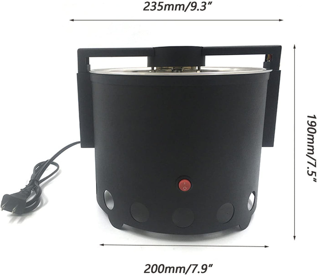 1.1LB Coffee Bean Cooler Electric Roasting Cooling Machine Rotating Coffee Bean Cooling Plate With Stainless Steel Two-layer Filter Screen For Homecafe Roasting Cooling 110V