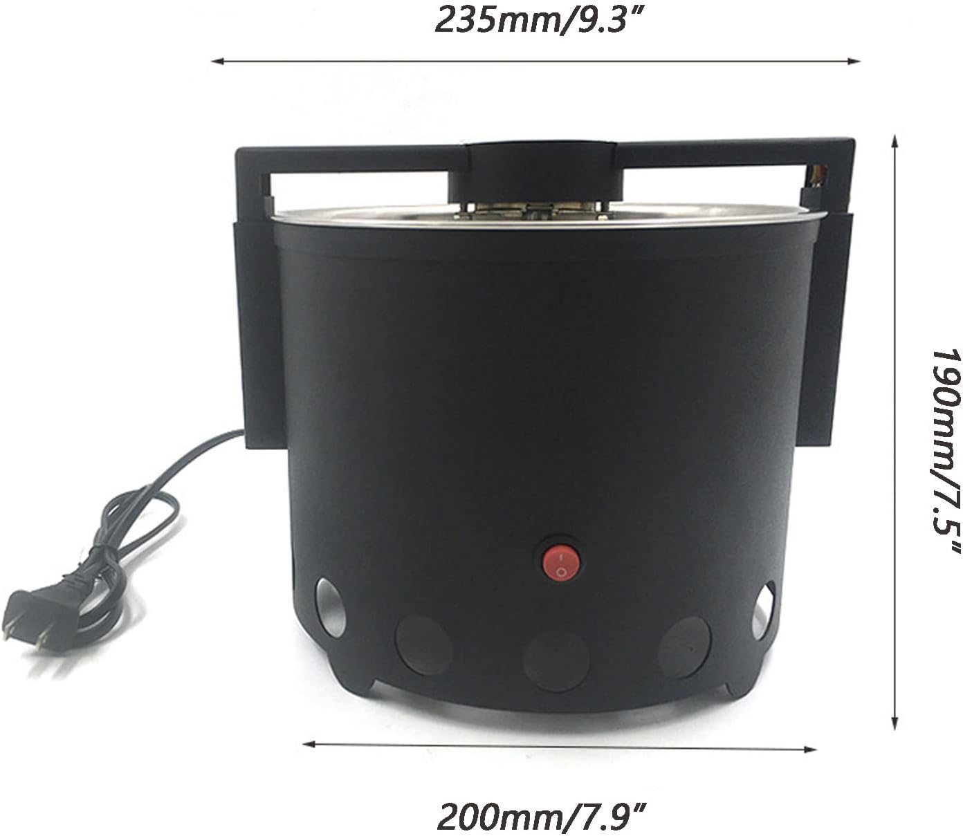 1.1LB Coffee Bean Cooler Electric Roasting Cooling Machine Rotating Coffee Bean Cooling Plate With Stainless Steel Two-layer Filter Screen For Homecafe Roasting Cooling 110V