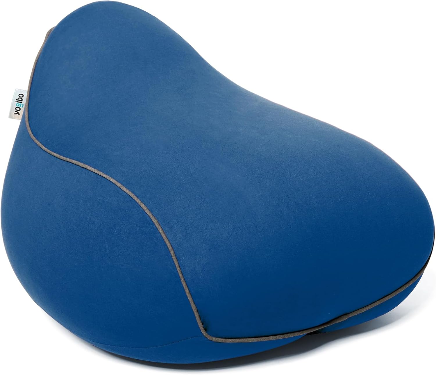 Yogibo Lounger Small Bean Bag Lounge Chair for Adults, Kids and Teens, Soft, Plush, Comfy, Sensory, Gaming Beanbag, Washable Cover, Blue