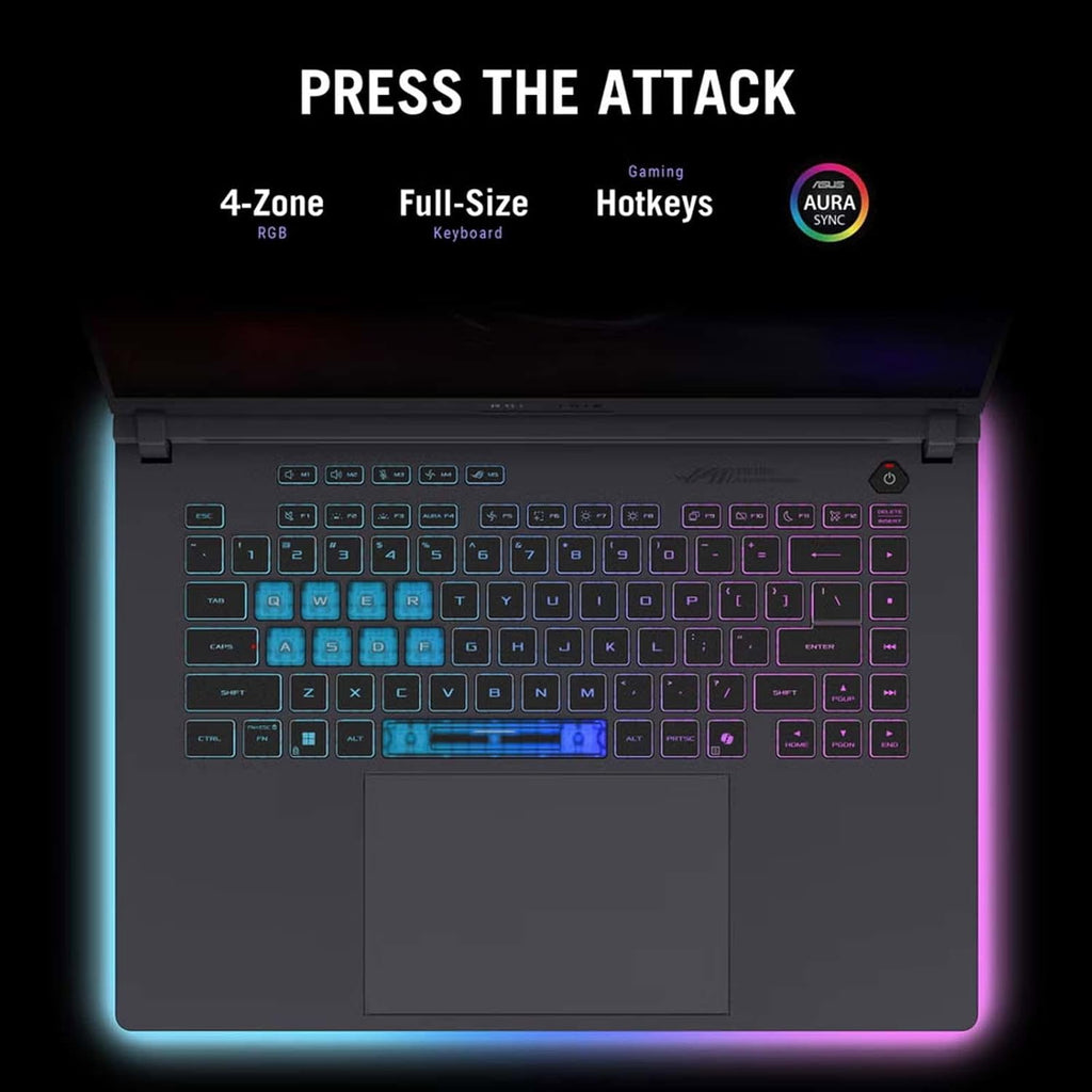 ASUS ROG Strix G16 (2025) Gaming Laptop, 16' FHD+ 16:10 165Hz/3ms IPS Display, NVIDIA GeForce RTX 5060 Laptop, Intel Core i7-14650HX, 32GB DDR5 | 2TB M.2 PCIe SSD, WiFi 7, RGB Blacklit KB, Win11 Pro
