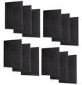 WallPeg Pegboard Panels Garage Organization - 12 ea (24'x16') Black Peg Board Panel Set - (PB-1-B) Tool Organizer, Crafts, Shop, Home, Office, Wall Storage Kit