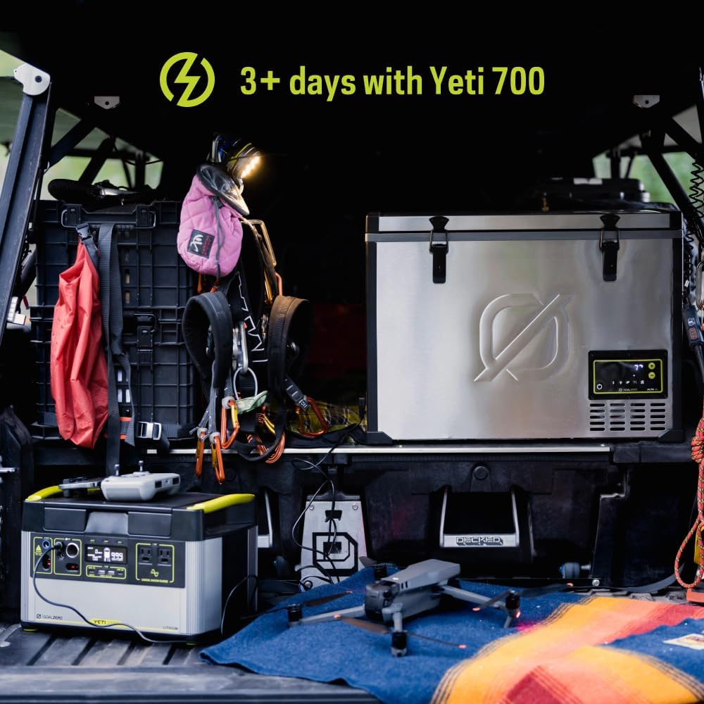 Goal Zero Alta 50, Portable Fridge and Portable Freezer, Energy Efficient, 53L