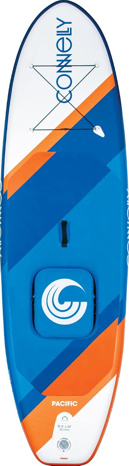 Connelly CWB Pacific iSUP Package with Paddle, Pump, & Carry Bag, Blue, 10'6'''