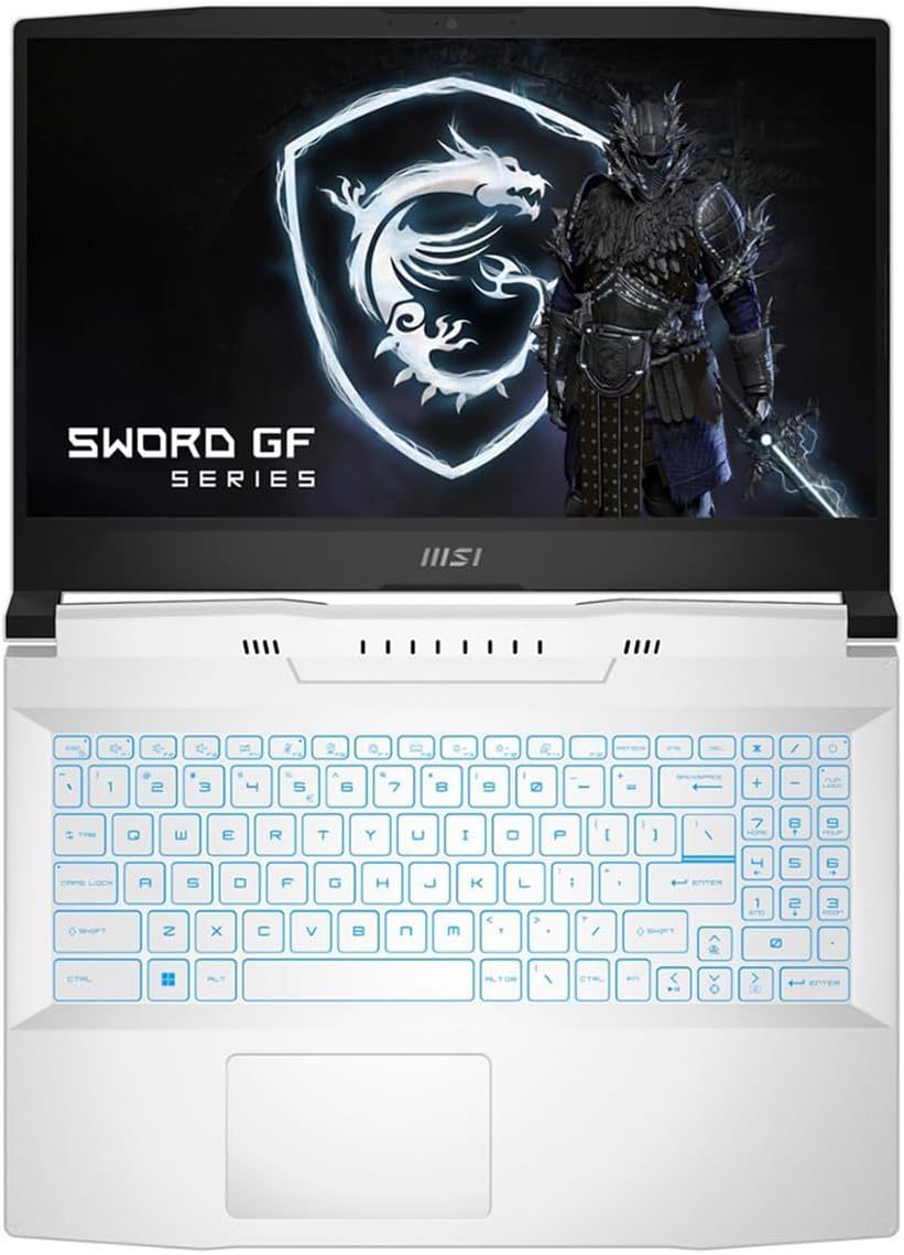MSI Sword 15 A12U Sword 15 A12UC-295 15.6' Gaming Notebook - Full HD - 144 Hz - Intel Core i5 12th Gen i5-12450H - 8 GB - 512 GB SSD - White - Intel Chip - 1920 x 1080 - Windows 11 Home - NVIDIA GeFor