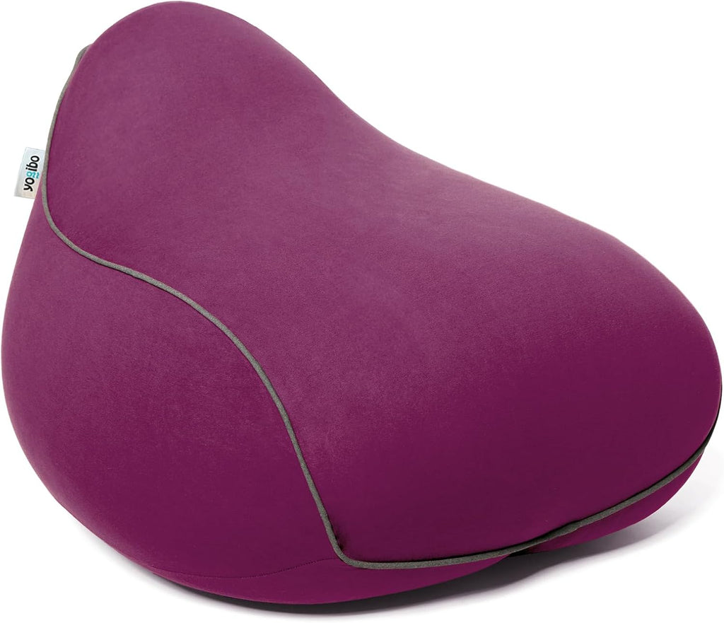 Yogibo Lounger Small Bean Bag Lounge Chair for Adults, Kids and Teens, Soft, Plush, Comfy, Sensory, Gaming Beanbag, Washable Cover, Deep Purple
