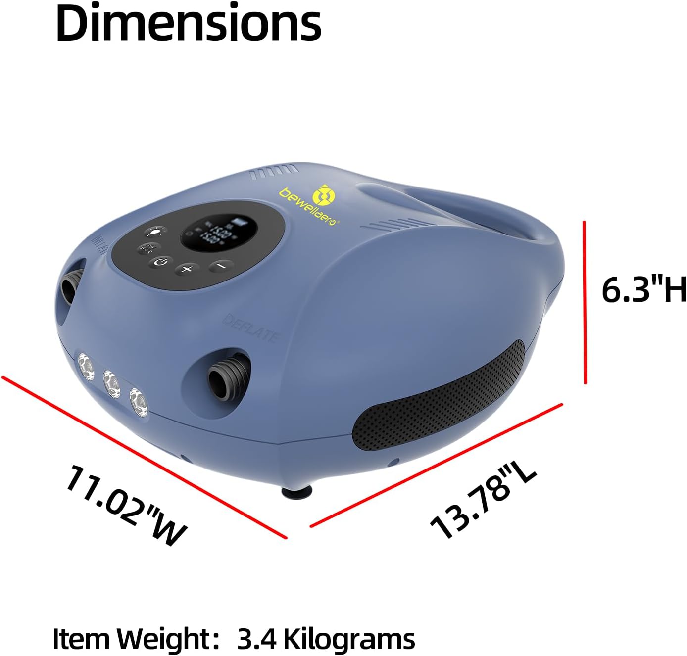 Paddle Board Pump Rechargeable Sup Air Pump Electric Portable with 10000mAh Battery, 25PSI High Pressure Inflator & Deflator for Inflatable Stand Up Paddleboards Kayak Boats Tents