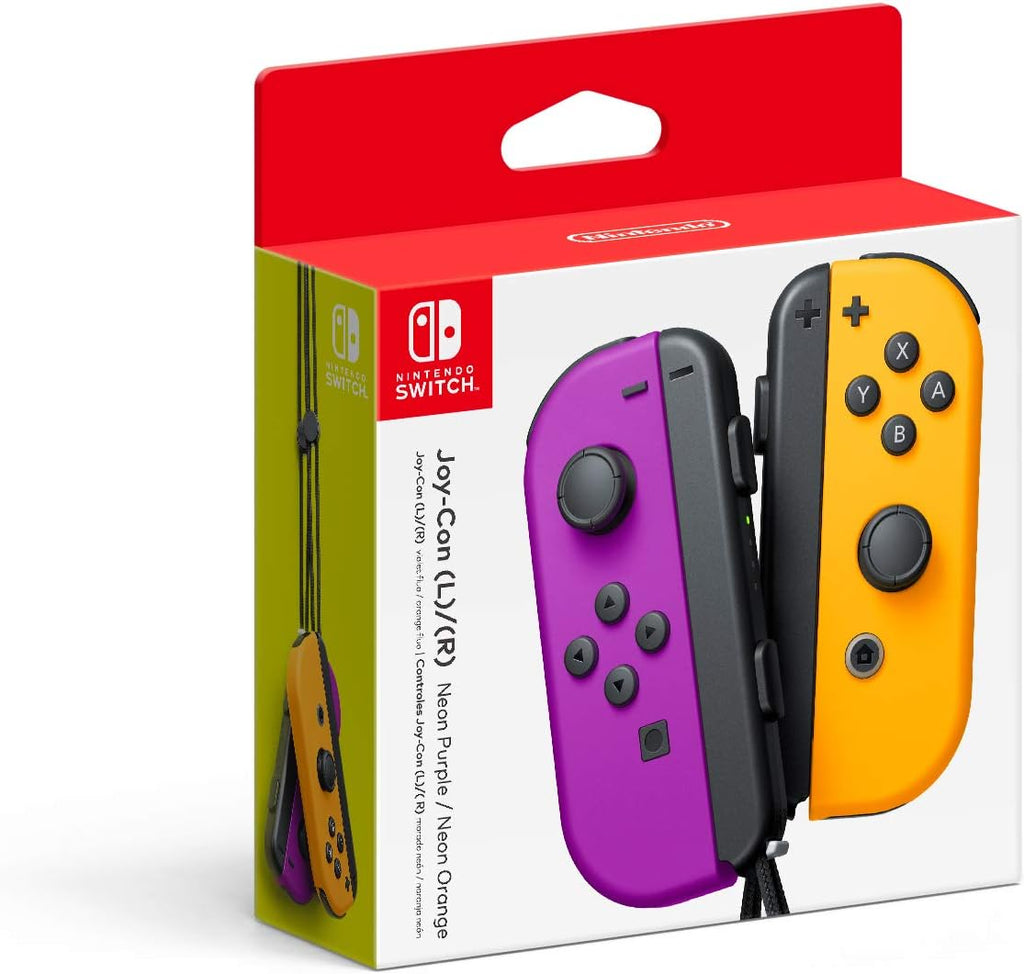 X Rocker Eclipse Video Gaming Floor Chair, Headrest Mounted Speakers, 2.0 Bluetooth, Wireless, 5110301, 31' x 27.5' x 16.5' & Nintendo Neon Purple/Neon Orange Joy-Con (L-R) - Switch
