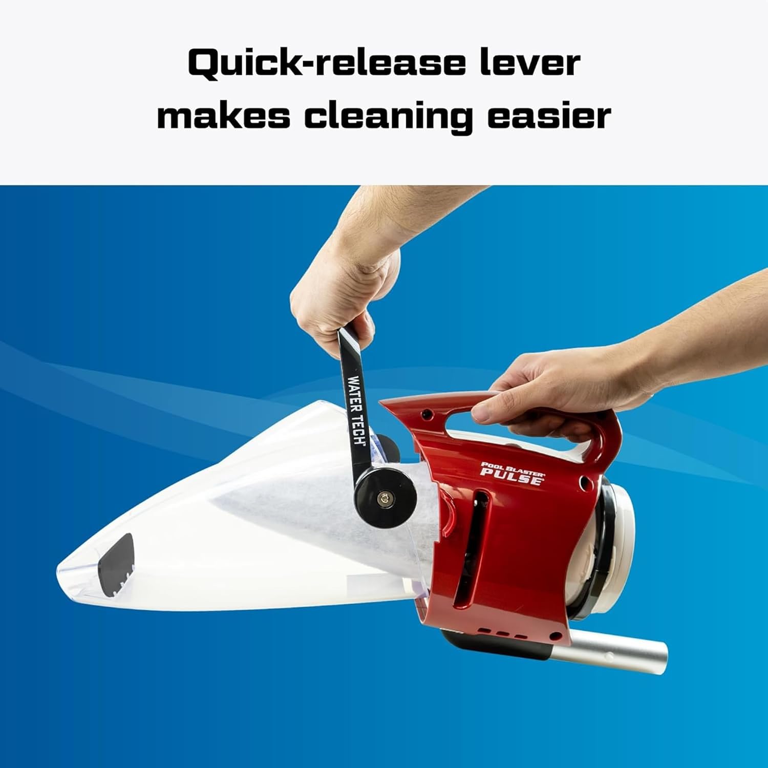 POOL BLASTER Pulse Pool Vacuum for Above Ground Pool 45 Inch Pool Pole Included