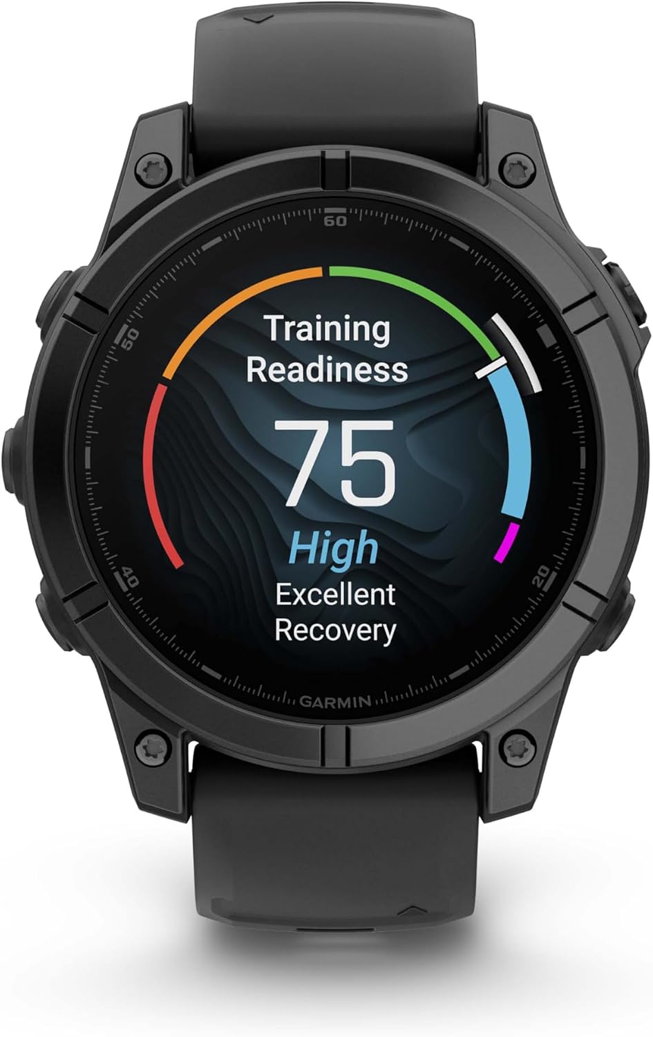 Garmin Fenix E 47MM AMOLED Premium Multisport GPS Smartwatch, 16 Days Long-Lasting Battery Life, Slate Gray Steel with Black Silicone Band, Fitness & Health Smart Watch Bundle for Men and Women