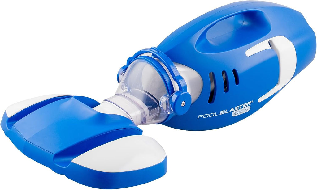 POOL BLASTER Max Cordless Pool Vacuum for Deep Cleaning & Strong Suction, Handheld Rechargeable Swimming Pool Cleaner for Inground and Above Ground Pools, Hoseless Pool Vac by Water Tech