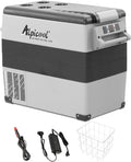 Alpicool CF55 Portable Freezer,12 Volt Refrigerator, 52 Quart (49.4 Liter) Fast Cooling 12V Car Fridge Freezer -4℉~68℉, Car Cooler, 12/24V DC and 100-240V AC for Outdoor, Camping, RV, Truck