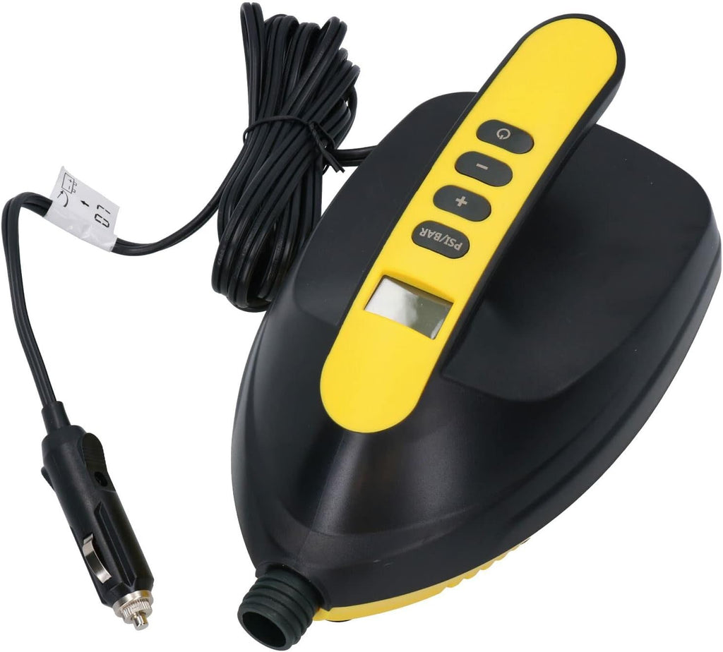 12v Electric Pump Automatic 16 PSI Air Inflator Paddle Board Inflatable Boat Kayak Toy