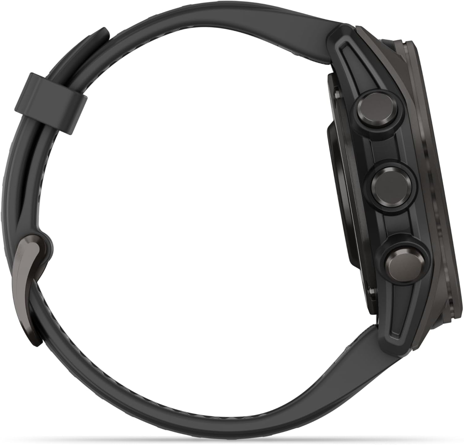 Garmin Fenix 8 – 43 mm Sapphire, AMOLED Multisport GPS Smartwatch, Carbon Gray DLC Titanium with Black/Pebble Gray Silicone, Built-in LED Flashlight, Voice Control Black Earbuds Bundle