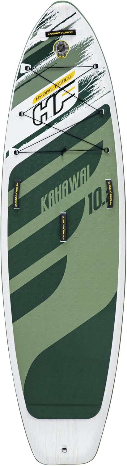 Bestway Hydro-Force Kahawai Inflatable SUP Stand Up Paddle Board with Paddle, Carry Bag and Pump