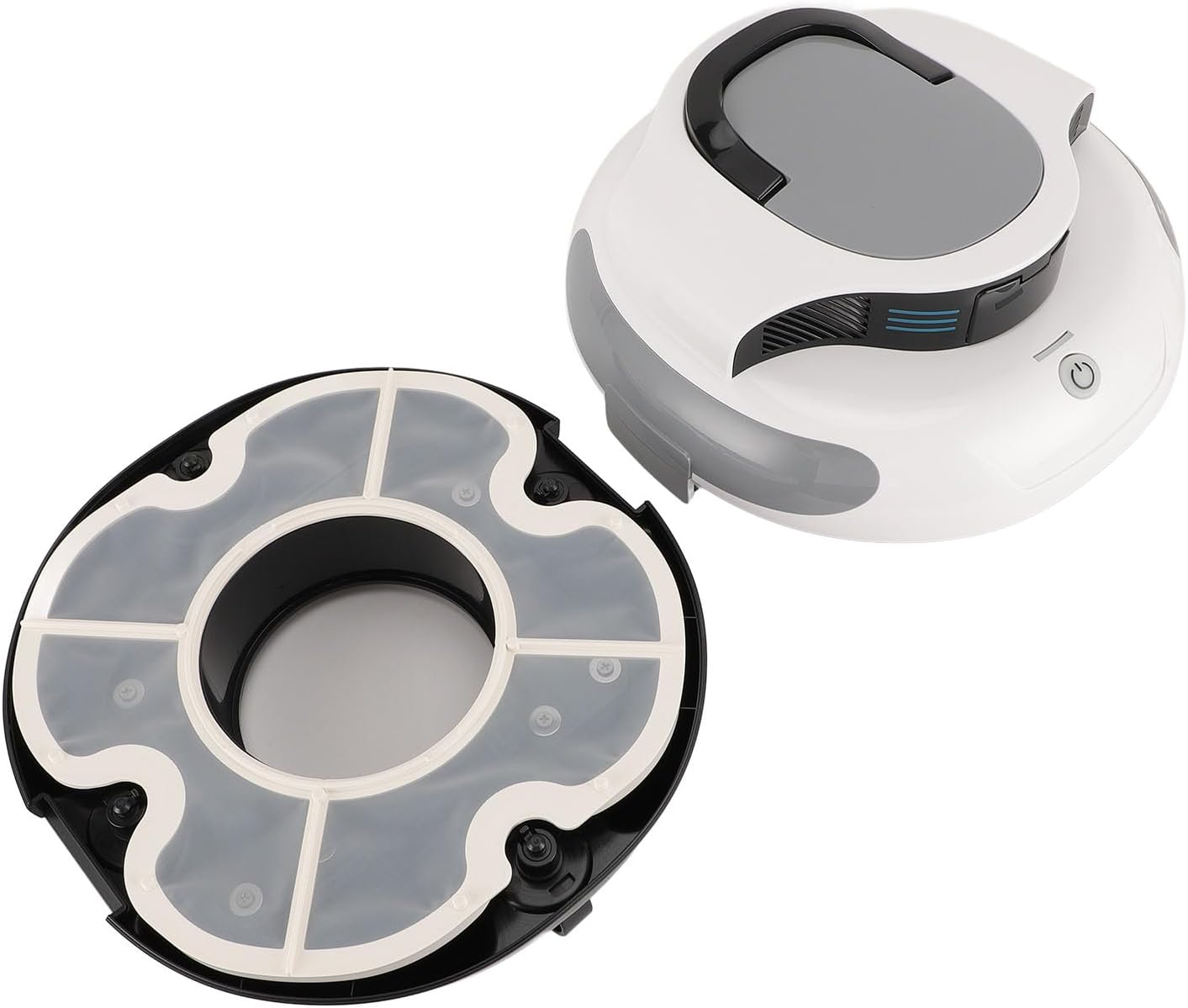 Robotic Pool Cleaner Cordless Pool Vacuum Cleaner Automatic Pool Cleaning Robot for Above Ground & Inground Pool (US Plug)