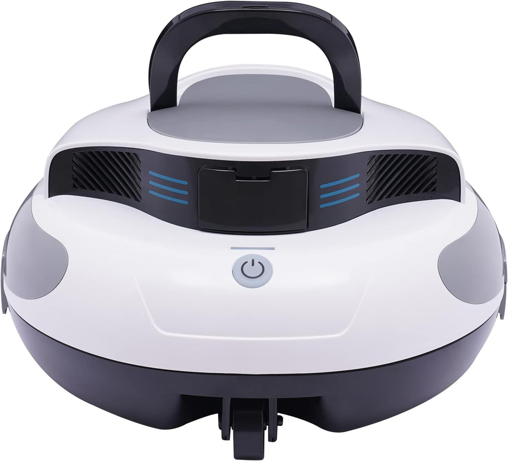 Automatic Cordless Pool Vacuum, Dual-Drive Smart Robotic Pool Cleaner for Inground & Above Ground Pools up to 807Sq.Ft, Self-Parking, IPX8 Waterproof, Strong Suction, Lasts 75Mins