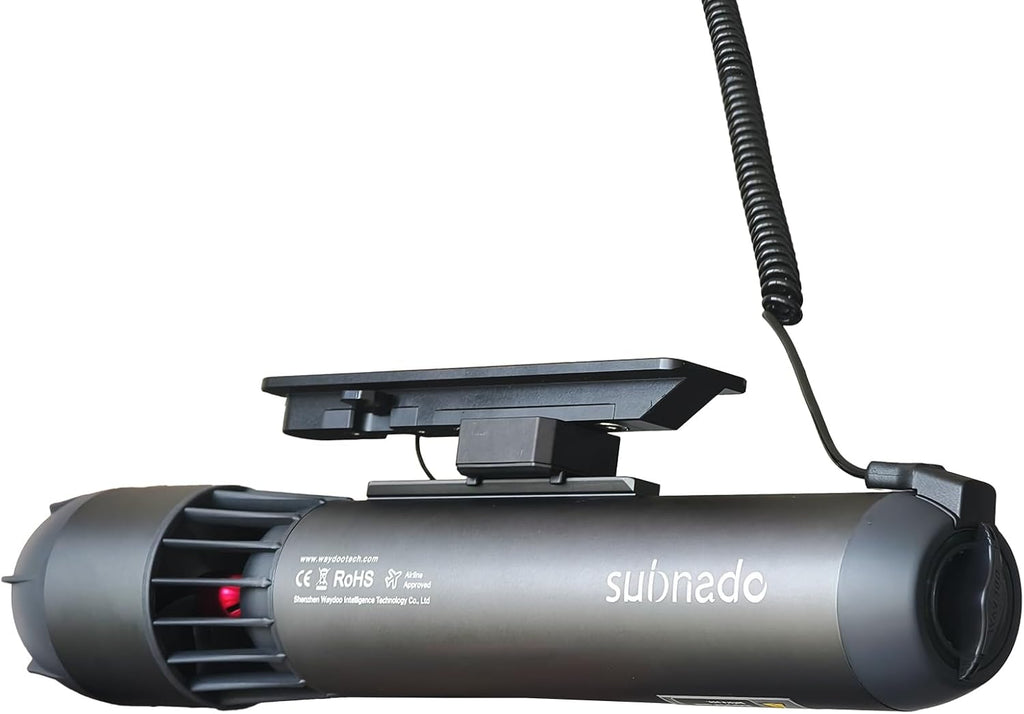 Waydoo Subnado Underwater Scooter Sup Kit, Sea Scooter for Paddleboard/Body Board/Kayak/Boogie Board, Compact and Portable Wired Thumb Controller Water Scooter for Adults & Kids