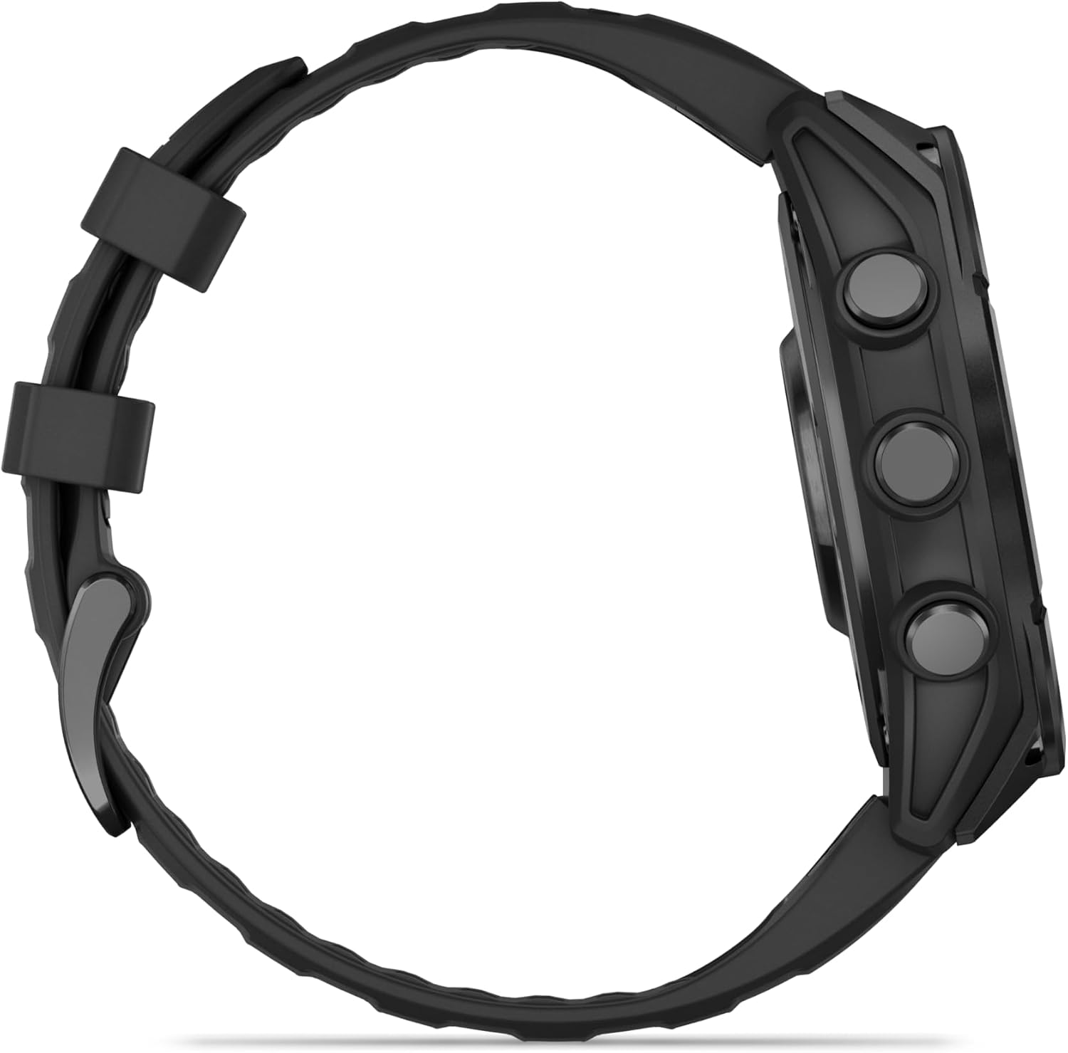 Garmin Fenix 8 – 47 mm, AMOLED Multisport GPS Smartwatch, Slate Gray with Black Silicone Band, Built-in LED Flashlight Black Earbuds Bundle